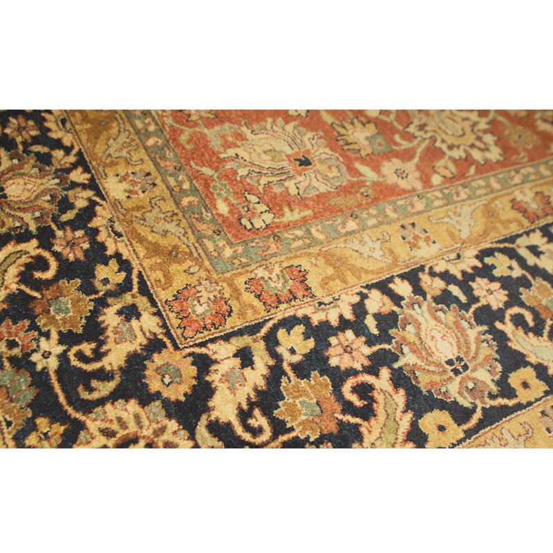 Oriental Area Rug in Navy