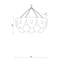 Medium Oval Leather Fringe Chandelier-1531697400
