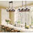 6-light Industrial Farmhouse Linear Pendant Light