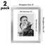 Cadre photo Americanflat - ensemble de 2 - cadre avec passe-partout - plexiglas poli-101177778-101177769
