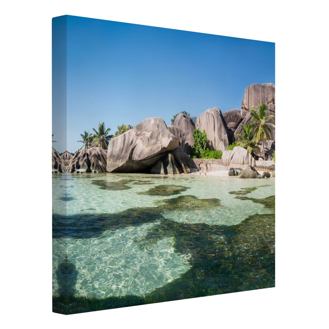 17254/Quadtrat/Leinwandbild - La Digue