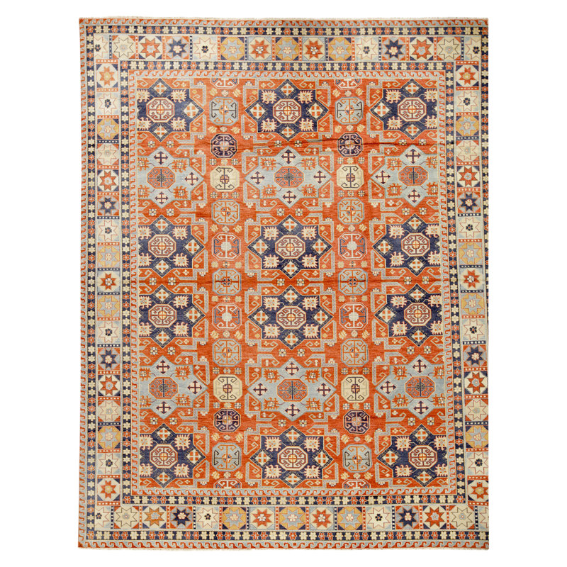 Hand Knotted Wool Oriental Indoor Rug