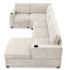 Canapé modulaire 3 pièces Dinola