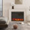 Saad Symple Stuff Black Electric Fireplace