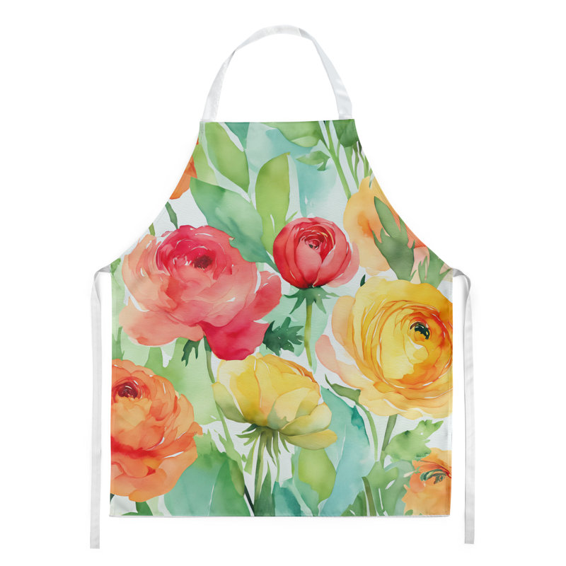 Floral Bib Apron