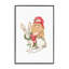 Giclée encadrée par le Père Noël Elf chevauchant, design par Nancy Overton-957746691-957746689