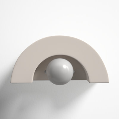 Payam Single Light Dimmable Demilune Sconce