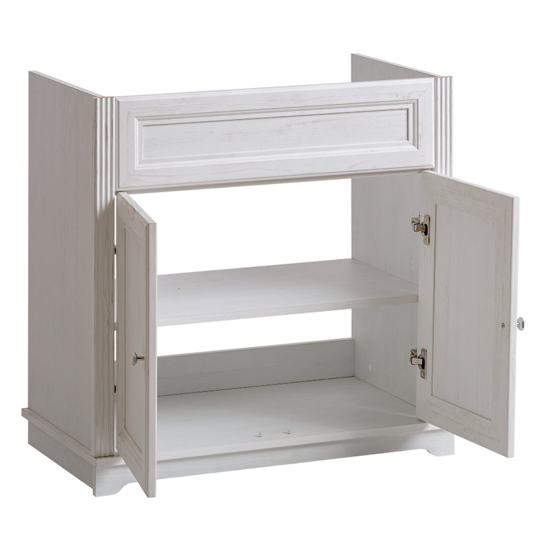 Clint 800mm Free-standing Single Vanity Unit, 18cm H x 60cm W x 46cm D