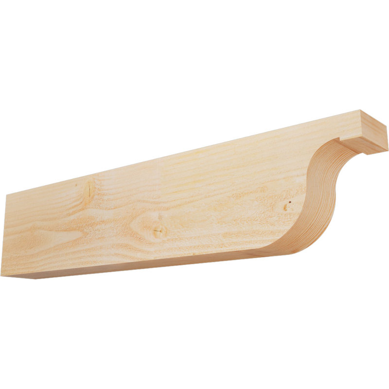 Queue de chevron Del Monte, Douglas, 8"H x 4"W x 36"L