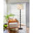 61'' Black/Expresso Traditional Floor Lamp
