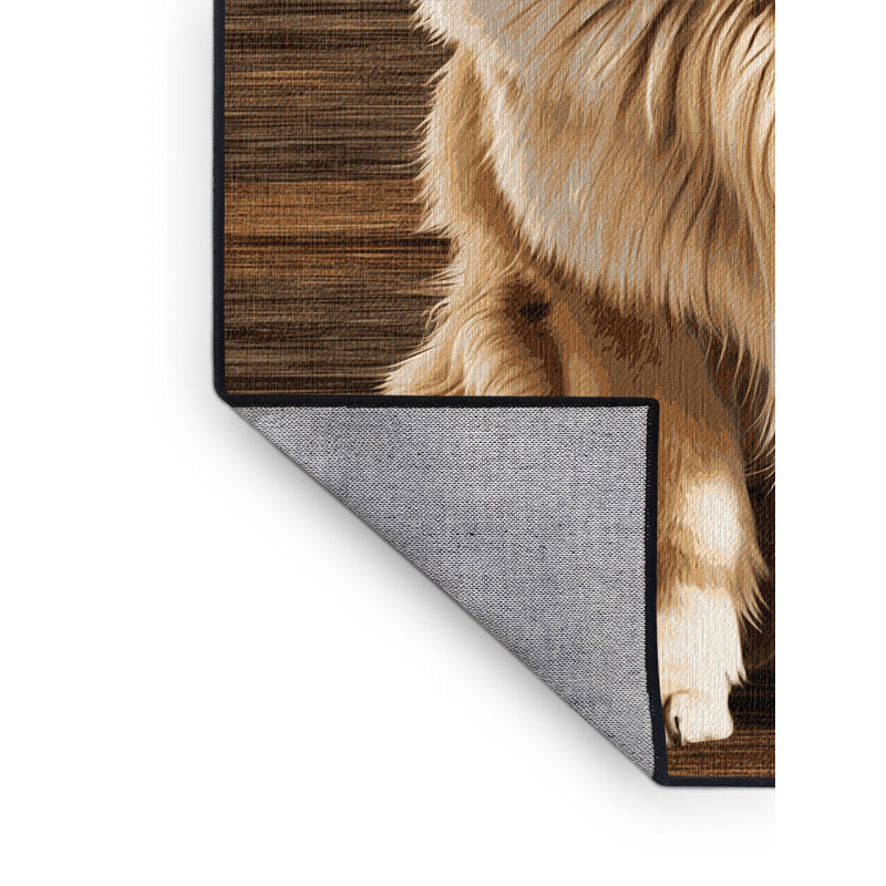  Tapis lavable pour chien de berger de race blanche, Tapis de couloir 2 pi x 5 pi