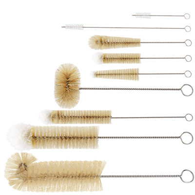 9 Sizes Tube Bottle Wash Cleaning Brush Set