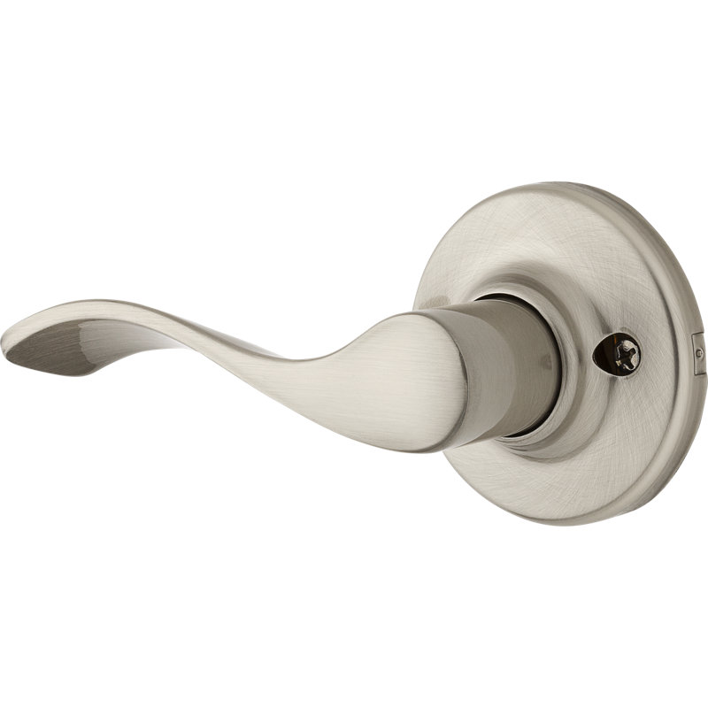 Levier de porte factice inactif single Belmont, Droitier, Nickel satiné