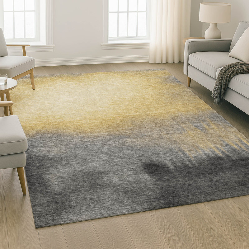 Tapis dégradé de qualité supérieure Mayfield AMF2420, Granite, 9 pi x 12 pi