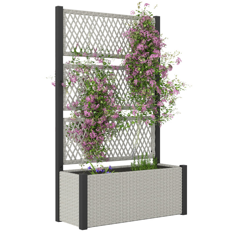 Raised Garden Bed, Charcoal Grey