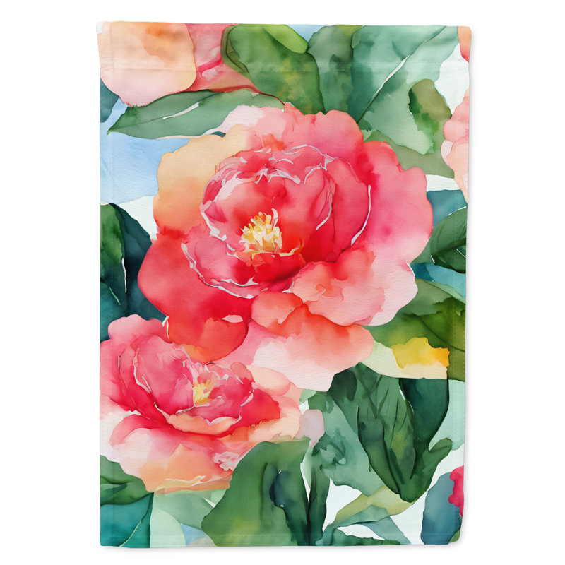 Drapeau de jardin double en polyester H 15,5 po x l 11,25 po