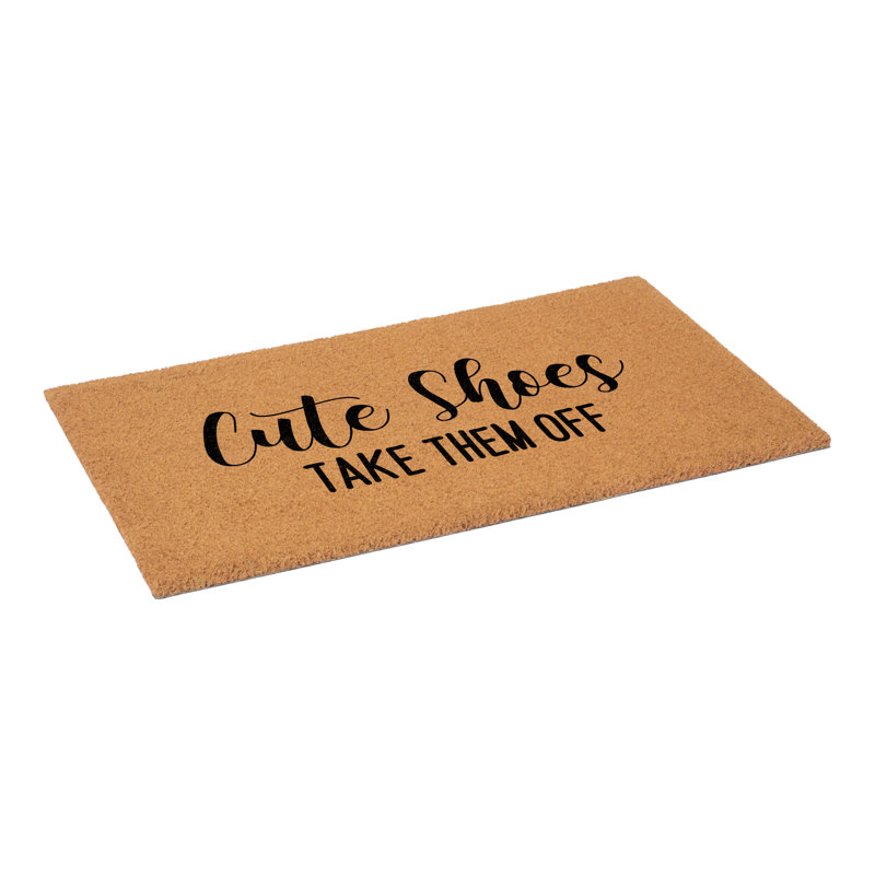 Cute Shoes Doormat, 17" W x 29" L