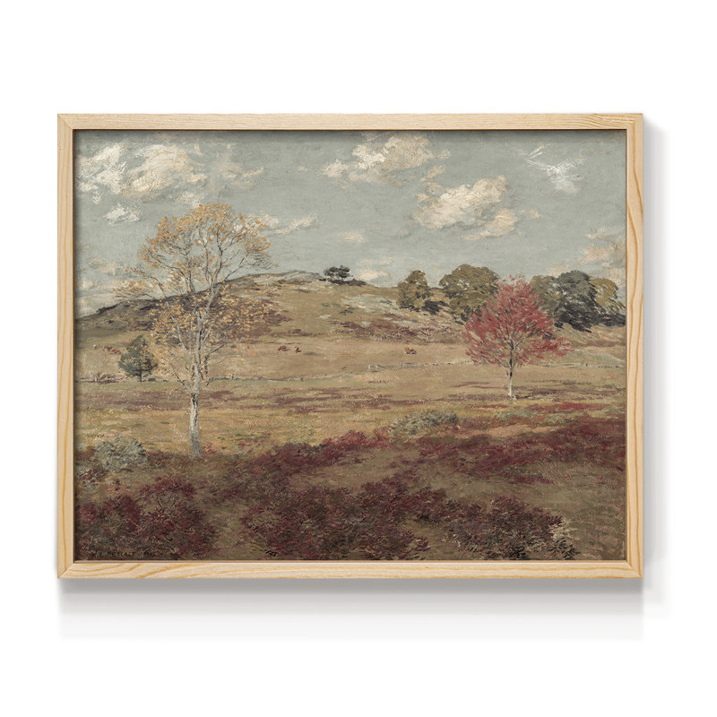 Paysages rétro-DCV III - reproduction encadrée, H 8 po x l 10 po, Naturel