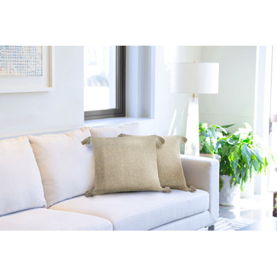 Meurer Geometric Square Cushion