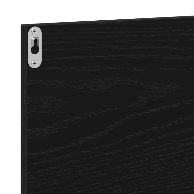 Rectangle Mirror, 37 cm H x 60 cm W, Black Oak