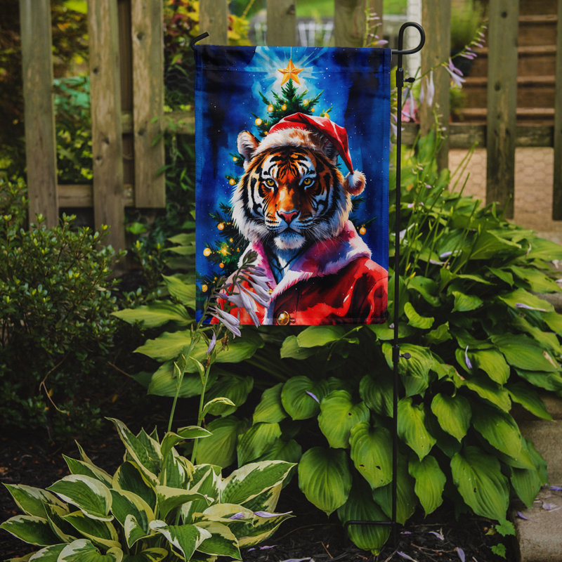 Drapeau de jardin de Noël, Tigre