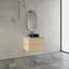 Meuble-lavabo mural avec lavabo d'art en céramique
