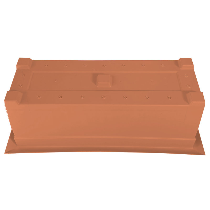 Dayton Coral Recycled Plastic Deck Box Planter