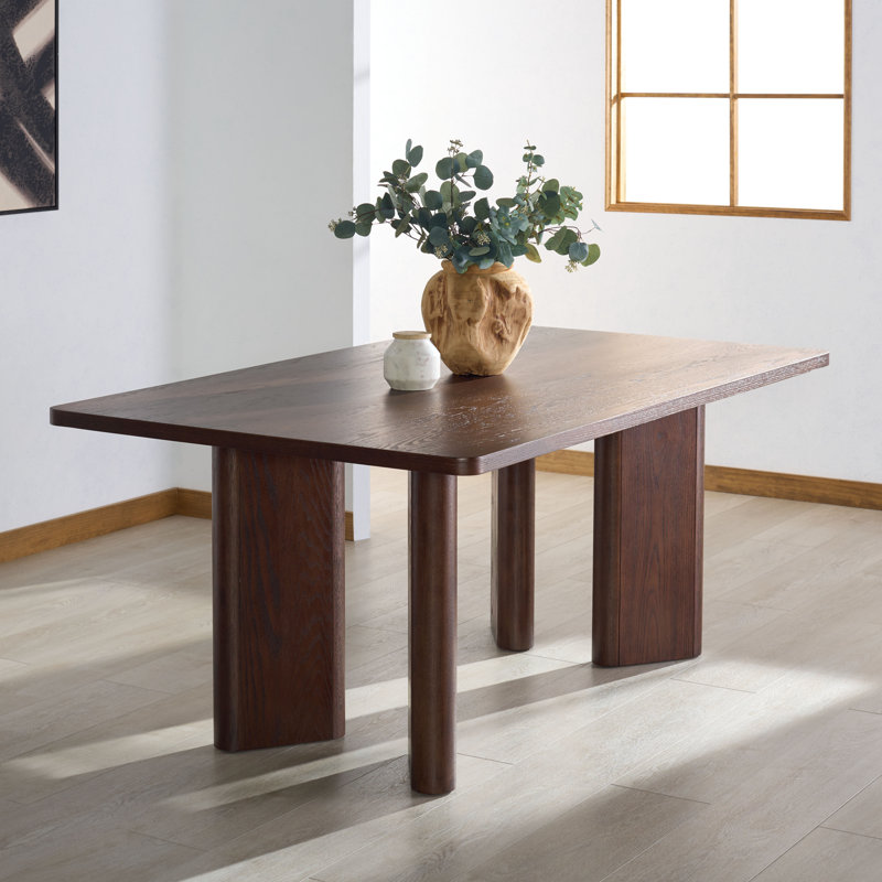 Table de salle à manger Barnard, Noyer