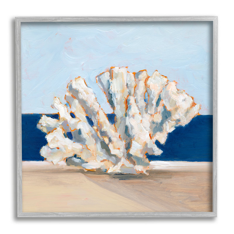Highland Dunes, océan, corail, nature morte, art giclée par Ethan Harper, H 17 po x l 17 po x P 1,5 po