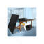 Plateau de tennis de table pliable noir 7 pi x 4 pi, plateau de tennis de table de taille moyenne portable pour les jeux d'intérieur-120218670-120218672