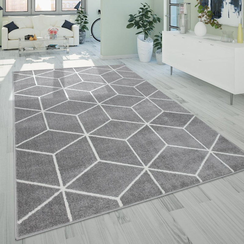 Boothe Geometric Area Rug, Rectangle 120 x 170cm