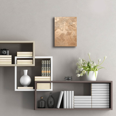  'Metallic' by Design Fabrikken Acrylic Glass Wall Art, 12" x 16"