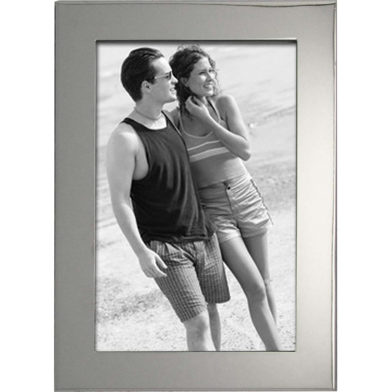 Gray Metal Matte Picture Frame, 4" x 6"
