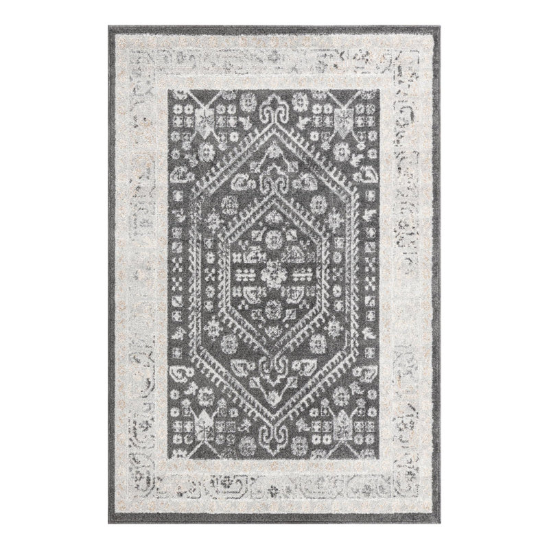 Akins Oriental Indoor Rug, Rectangle 4' x 6'