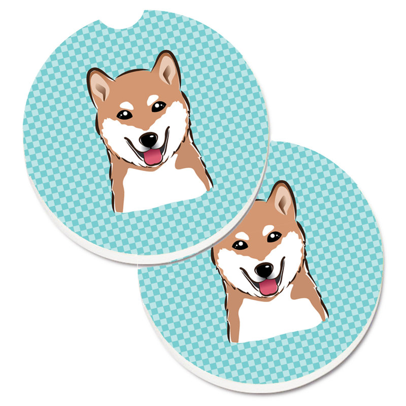 Sous-verre Retriever, Bleu, Shiba Inu
