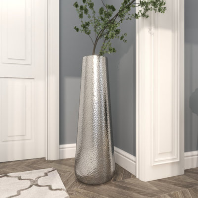 Cedrial Hammered Aluminum Vase
