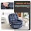 91cm Wide Velvet Swivel-136835077