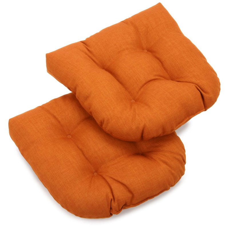 Outdoor 5'' Seat Cushion, Tangerine Dream