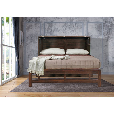 Lit escamotable en bois massif Jarita