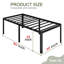 Structure de lit 22 po avec pieds d'angle arrondis-540726830