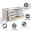 Angela X P 22 po D Meuble-lavabo simple avec comptoir-114195786-114195788