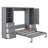 Queen-Sized Murphy Wall Bed With Integrated Wardrobe Storage-734854036