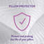 Slumberdown Complete Protection Anti Viral and Bacterial Envelope Closure Pillow Protector Washable