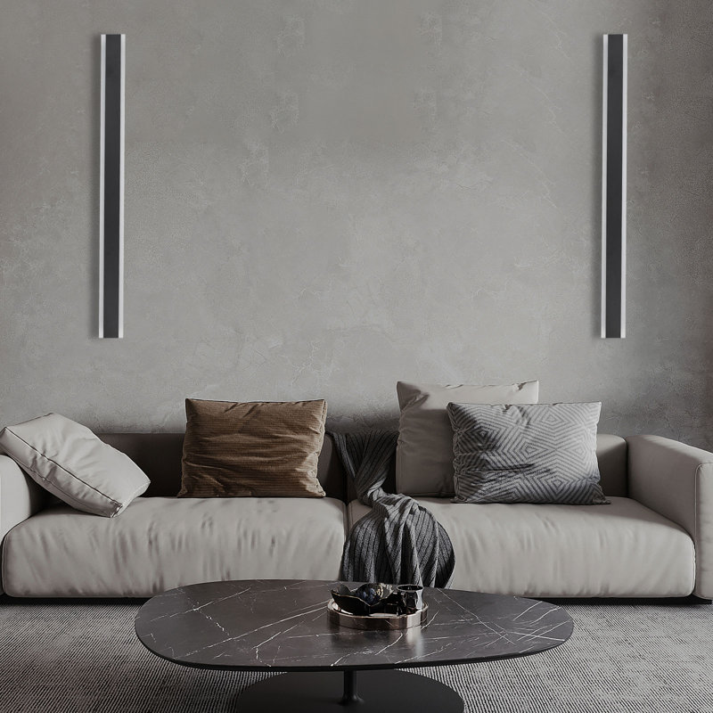 Shirlynn Modern Iron LED Flush Mounted Sconce