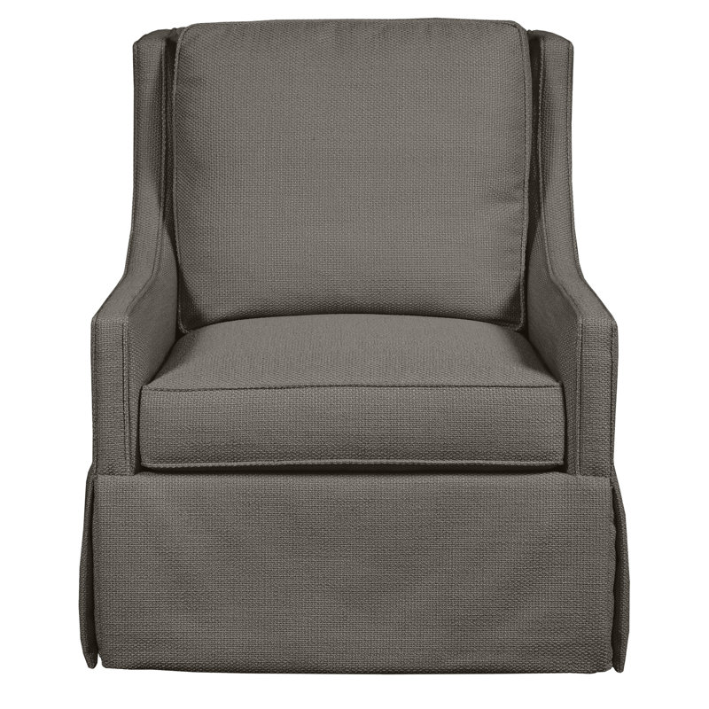 Kimball Swivel Slipcovered Armchair, Barley (8789 07), Swivel
