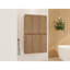 Armoire de salle de bain 36 po, 6 portes à fermeture en douceur, fixation murale élégante, fermeture en douceur contemporaine