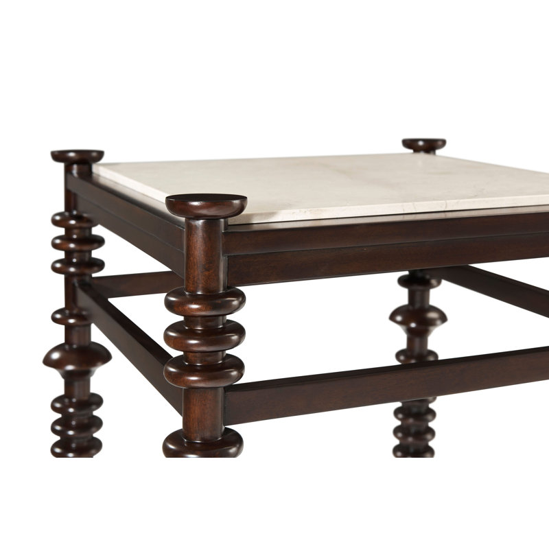 James Marble End Table