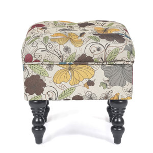 Mistana™ Cauley Upholstered Ottoman & Reviews | Wayfair