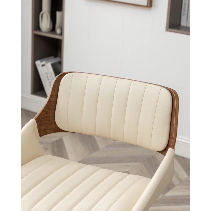 Omar 3-Piece Swivel Upholstered Counter Stool Set, Beige