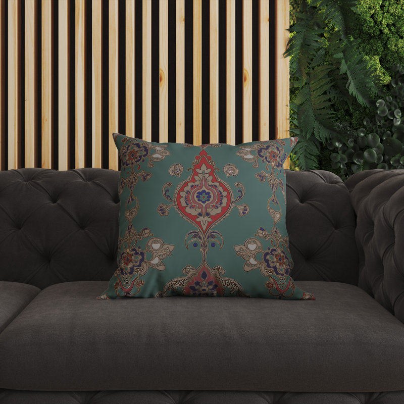 Toile de curiosités Intérieur/Extérieur 16x16, Square 16", Bleu sarcelle / rouge